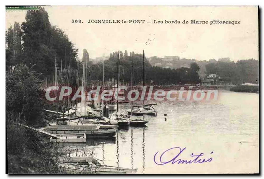 JOINVILLE-le-PONT — Pittoreske Ufer der Marne — J. A. photo-édit, Vincennes, n° 568 - Vorderseite