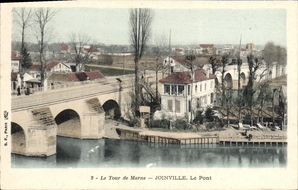 Joinville - O Ponte sobre a Marne — B.F., Paris, n°2 - Frente