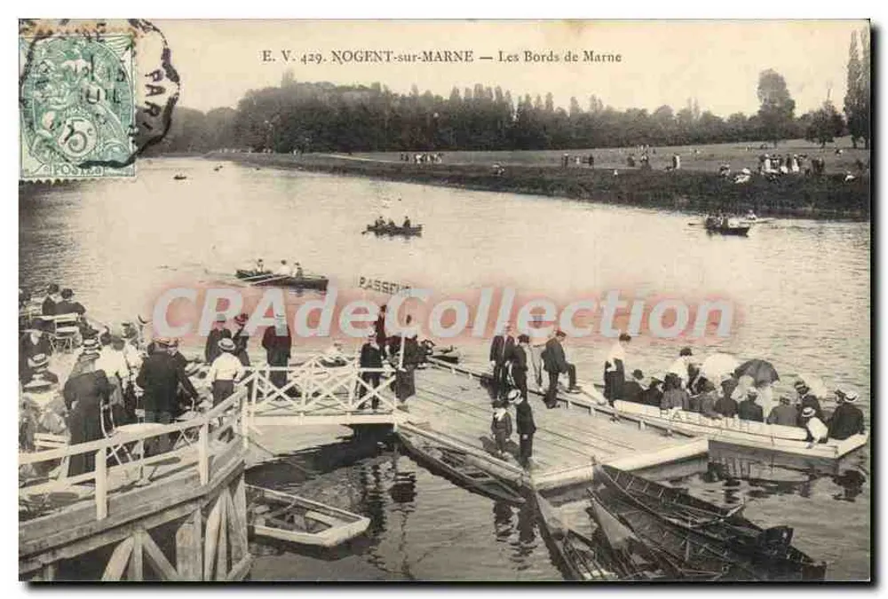 Nogent-sur-Marne — Les Bords de Marne — E.V. 429 - Frente
