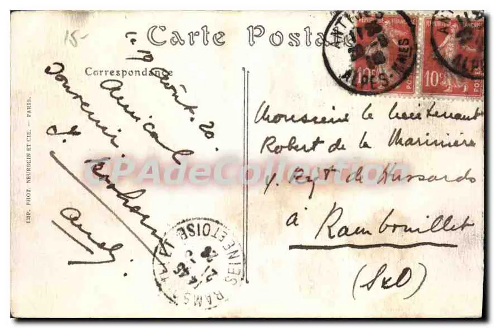 Antibes (Alpes-Maritimes) — Vista Geral — ND. Fot. - Verso