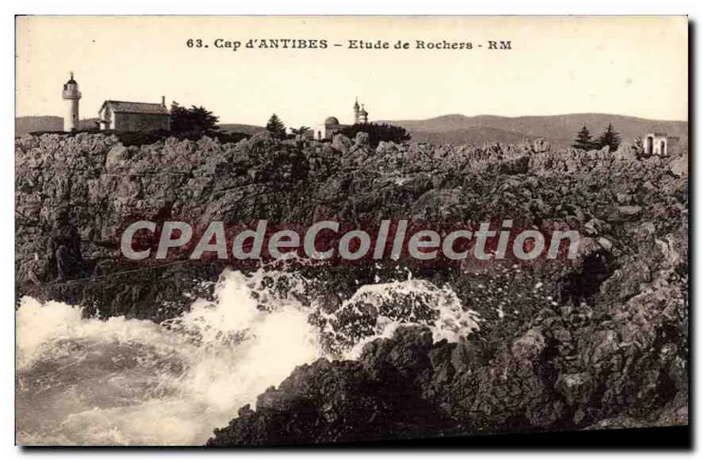 Cabo de Antibes — Estudo de Rochas — RM — n°63 - Frente