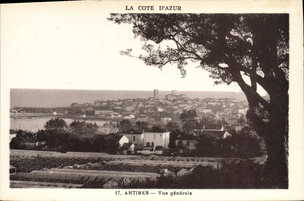Antibes — Vista geral — Editor Munier, Nice - Frente