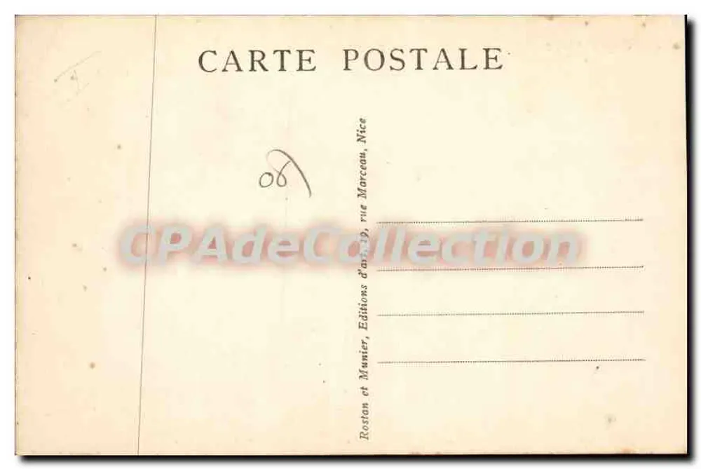 Cap d'Antibes – Eden-Roc – Le Pavillon – RM - Rückseite