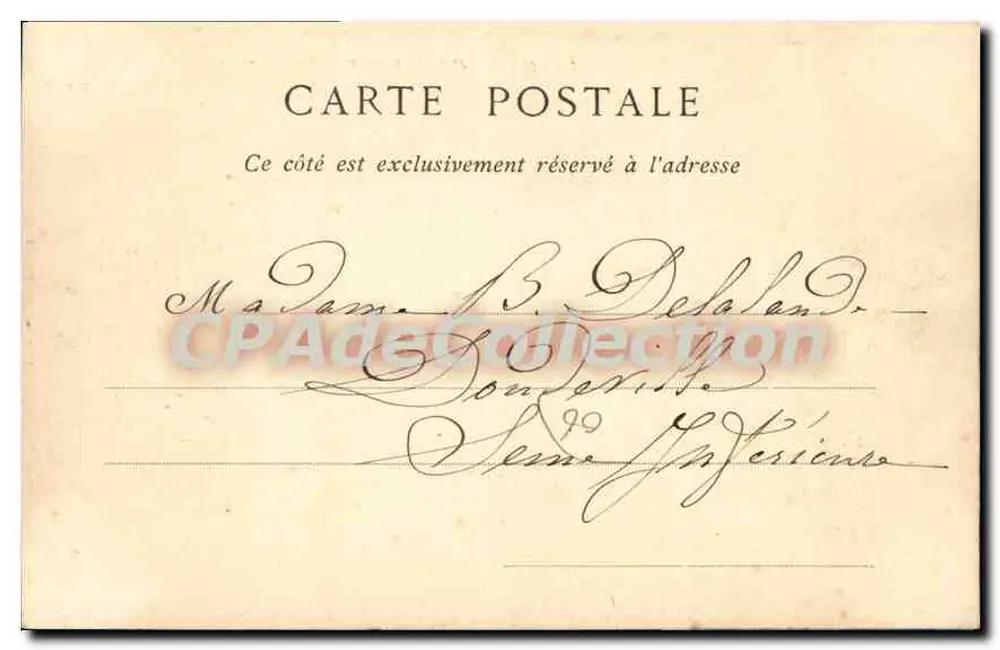 Cabo de Antibes — Rochas da Villa Eilenroc — Berger & Cie, n°272 - Verso