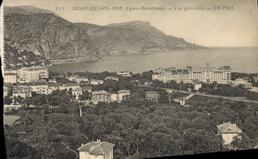 Beaulieu-sur-Mer (Alpes-Maritimes) — Vista geral — ND. Fot. n°713 - Frente