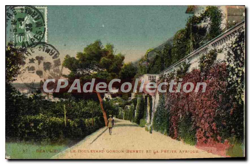 Beaulieu — Der Gordon-Bennett-Boulevard und die Kleine Afrika — Verlag: Lévy et Neudorff, Béziers - Vorderseite