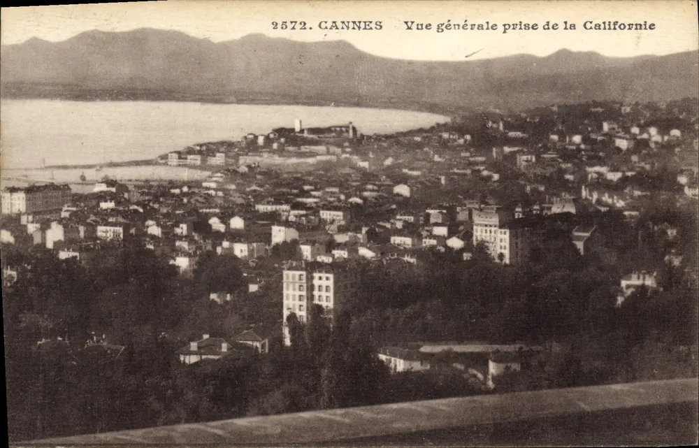 Cannes — Allgemeine Ansicht vom California — Rotan et Roucaud, Verleger, Nr. 2572 - Vorderseite
