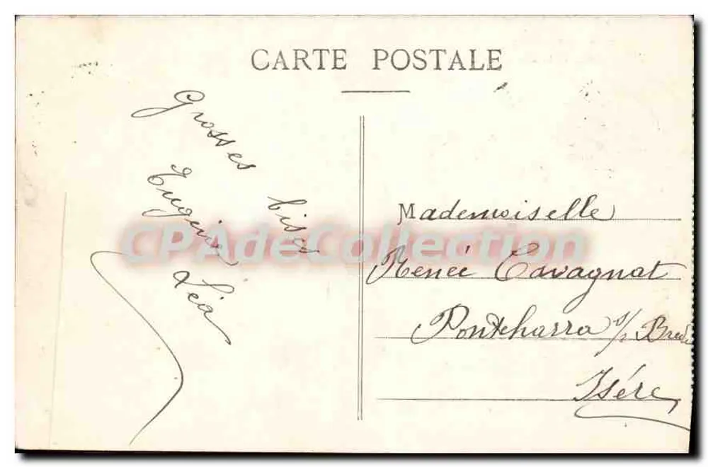 Cannes - Ilha de Saint-Honorat. Embarcadouro — Édition Gilletta, n° 505 - Verso