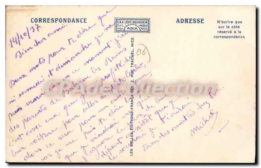 कैन्स — मृतों के स्मारक — एडिया, संख्या 106 - पीछे