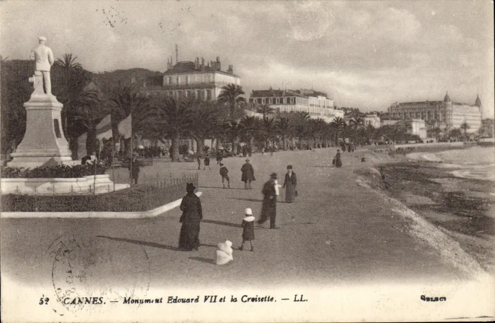 CANNES — Monument Édouard VII et la Croisette — Galacm - Vorderseite