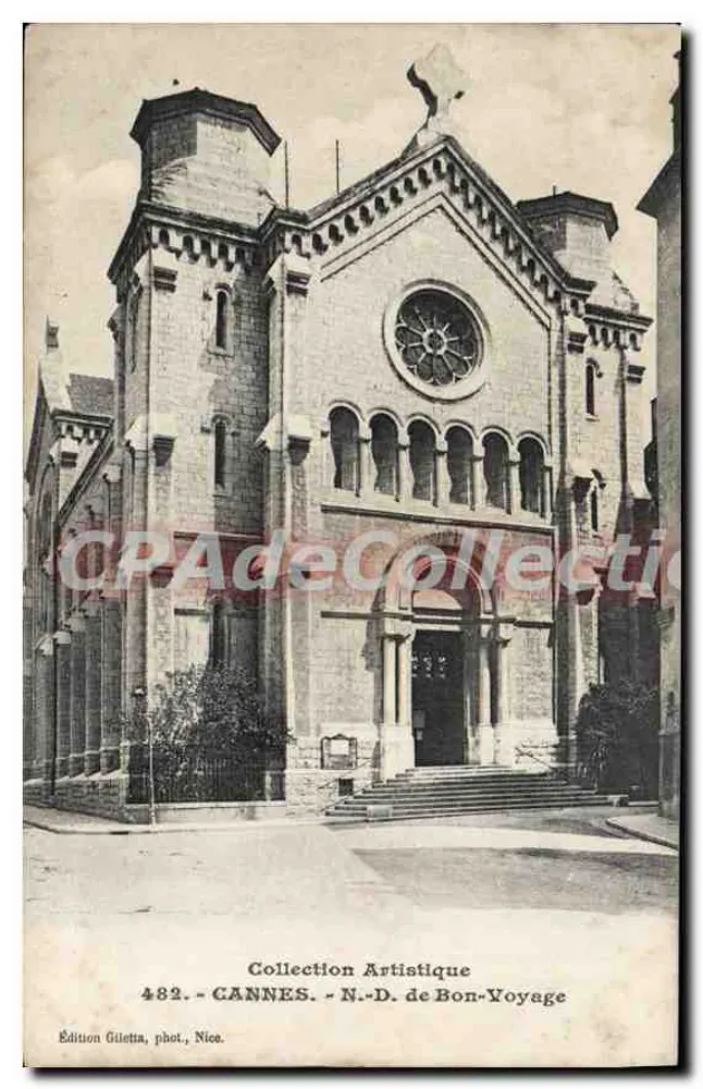 Cannes - N.-D. de Bon-Voyage — Edição Giletta, fot. Nice, n° 482 - Frente