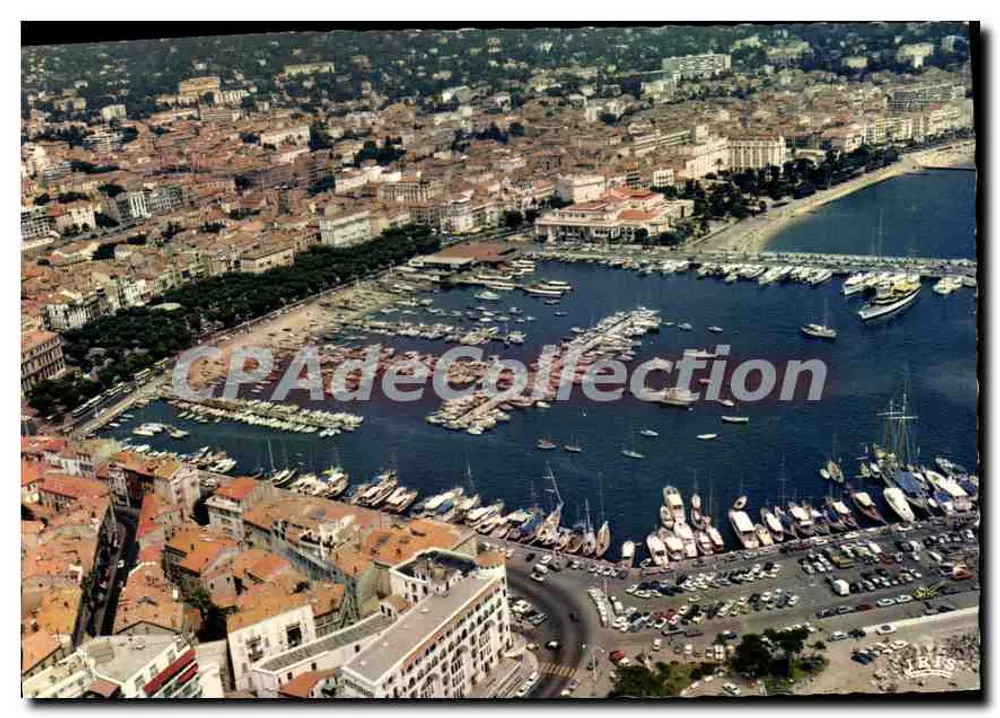 Cannes — Luftbild des Hafens und des Stadtzentrums — IRIS - Vorderseite