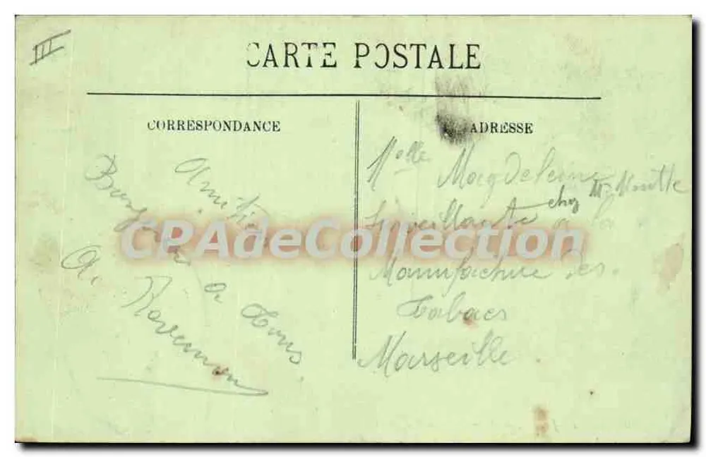 Golfe-Juan — Mansão Eden-Roc — LL. n°16 - Verso
