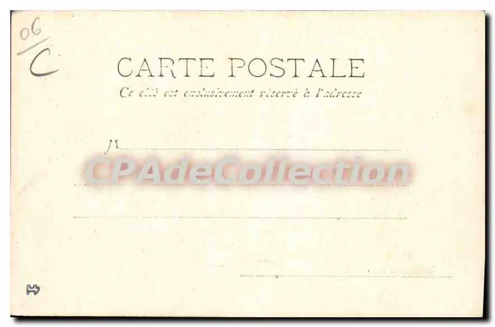 Golfe Juan — Vista geral — W. Stocker, Cannes, Número 178 - Verso