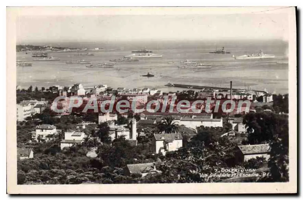 Golfo Juan — Vista Generale e la Flotta — B.E. — (48) REAL-PHOTO C.A.P. PARIS - Recto