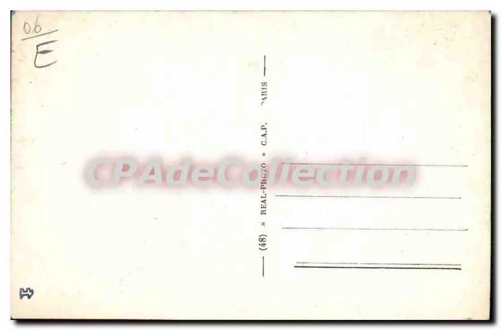 Golfo Juan — Vista Generale e la Flotta — B.E. — (48) REAL-PHOTO C.A.P. PARIS - Verso