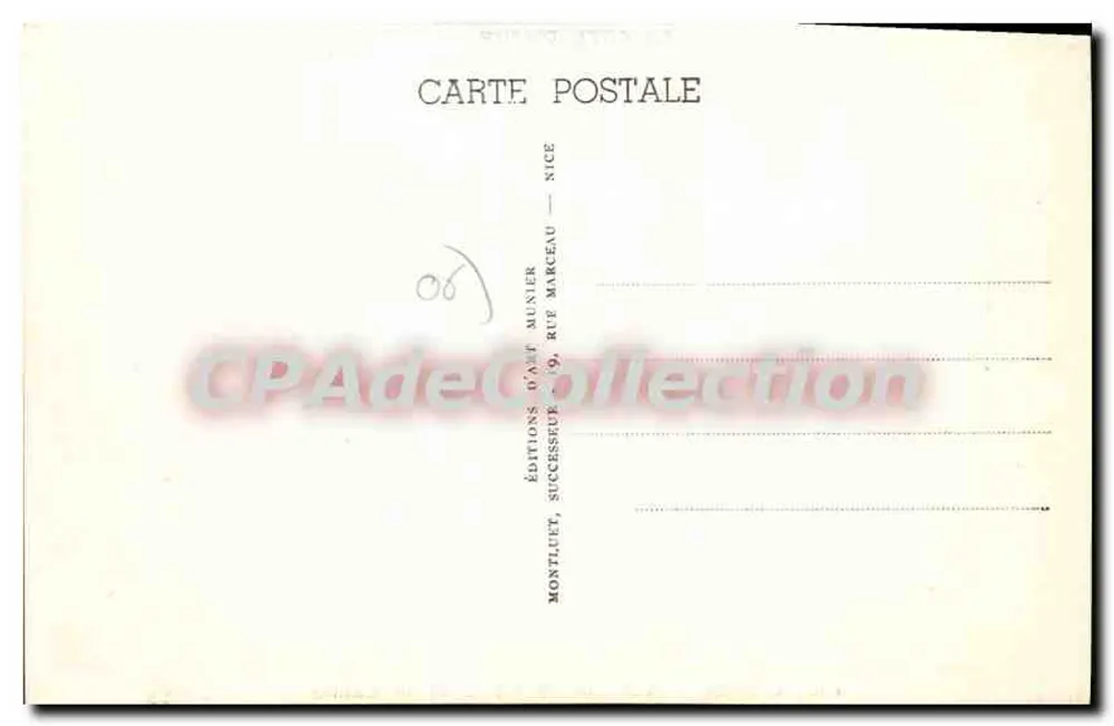 Grasse — Blick auf den Cours und das Casino — Die Côte d'Azur, Nr. 140 - Rückseite