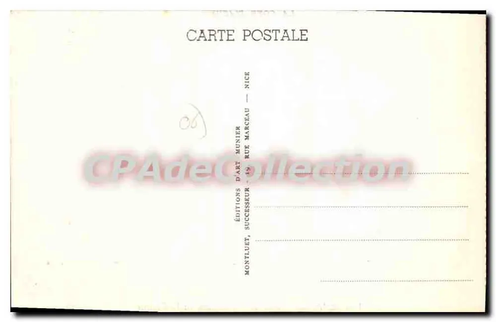 Grasse - Ansicht des Cours und des Casinos — Die Côte d'Azur, Nr. 139 - Rückseite