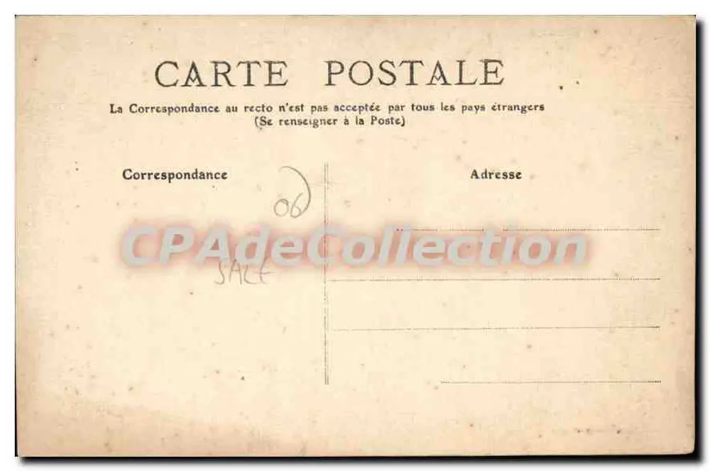Grasse - Neuer Platz und Alte Pforte — Edition C. Pétres, Nr. 23 - Rückseite