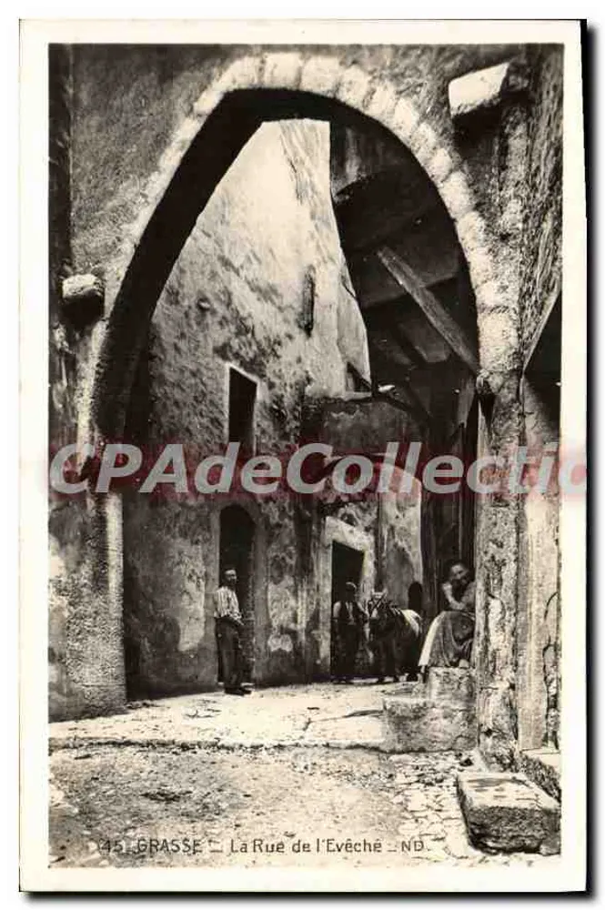 Grasse — A Rua do Bispo — CPAdeCollection - Frente