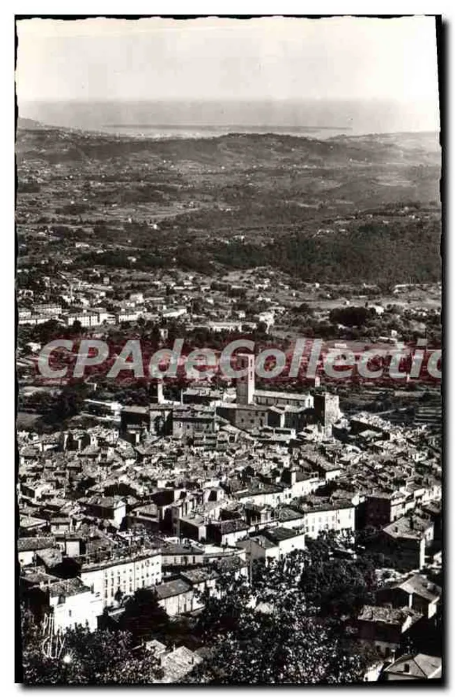 Grasse (Alpes-Maritimes) — Allgemeiner Blick — In der Ferne, die Inseln Lérins — Éditions Photoclin, 47, Ed. Gambetta - Vorderseite