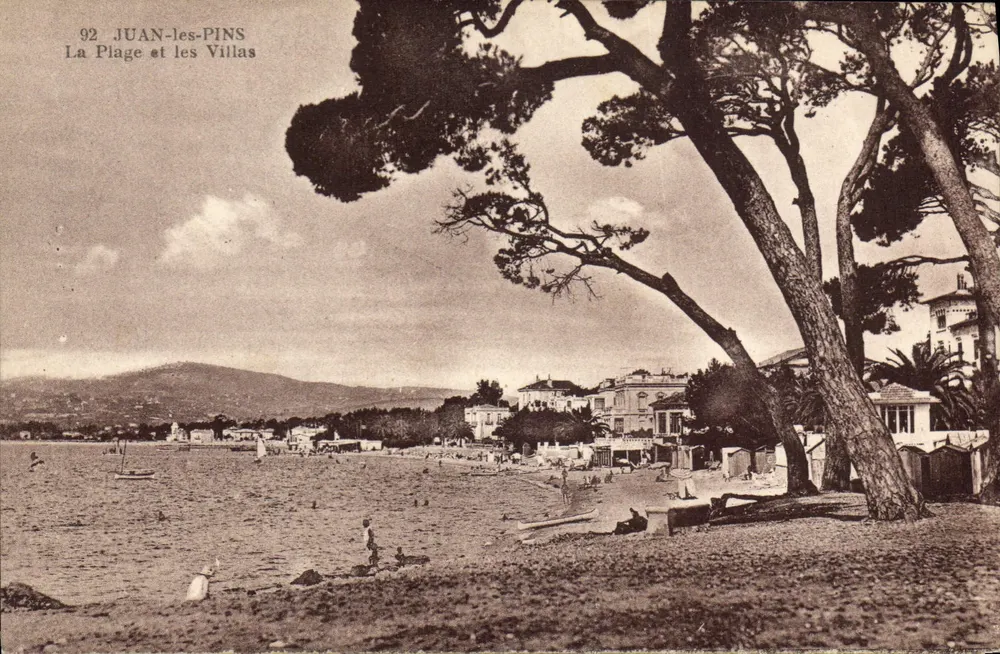 Juan-les-Pins — Ansicht der Strände und Villen — Edition Méjean, Juan-les-Pins - Vorderseite