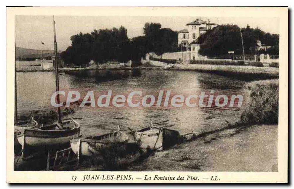 Juan-les-Pins — Ansicht der Fontaine des Pins — LL. — n°13 - Vorderseite