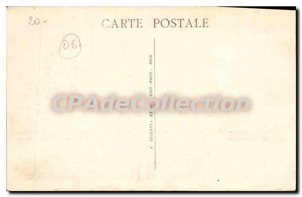 Juan-les-Pins (A.-M.) — Das Casino — Die Bäder — Verlag Giletta n°681 - Rückseite