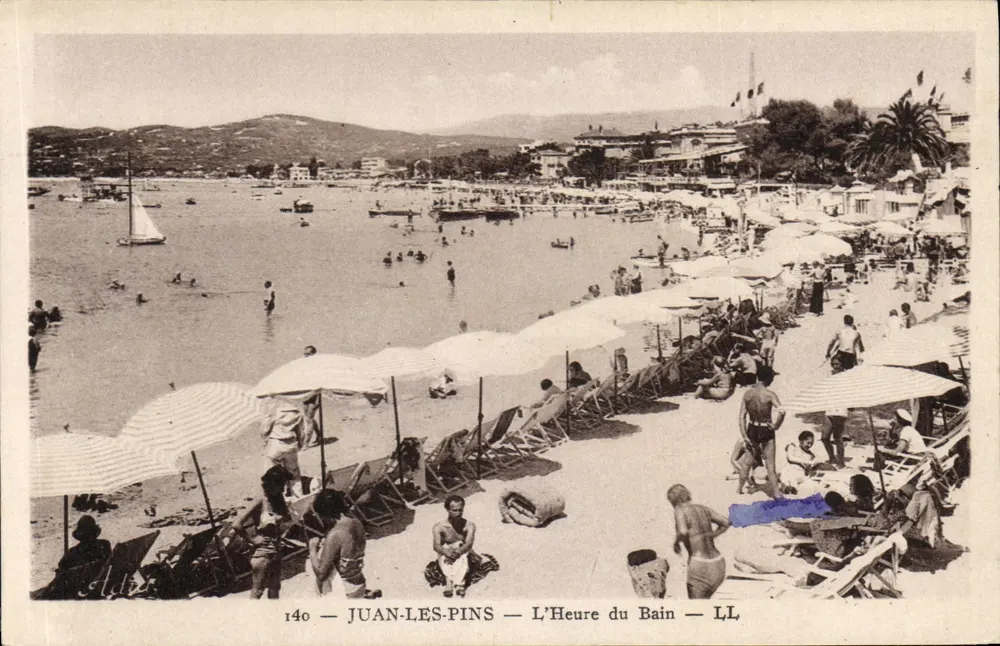 Juan-les-Pins — A Hora do Banho — LL — n°140 - Frente
