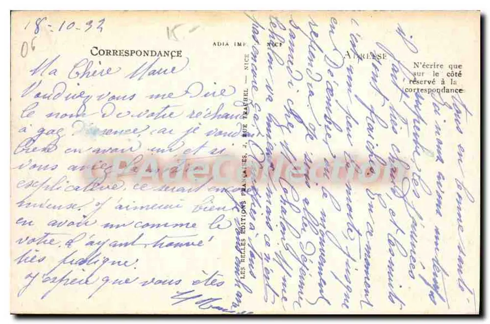 Juan-les-Pins — A Hora do Banho — LL — n°140 - Verso