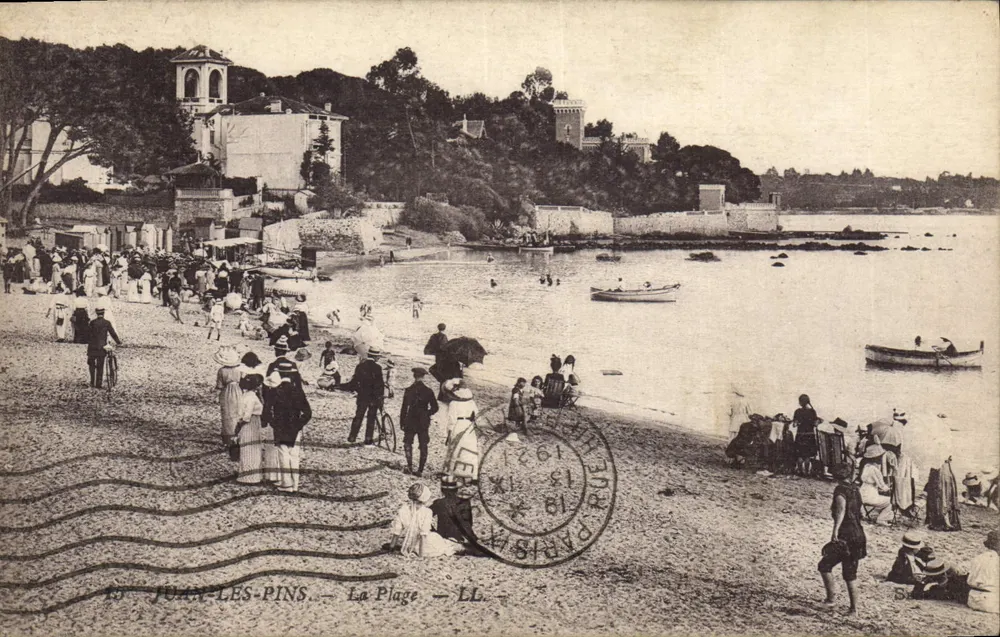 Juan-les-Pins — A Praia — LL — Editor LL - Frente