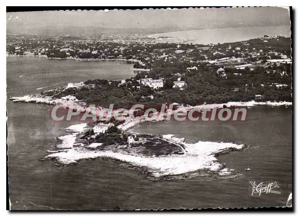 Vista aérea do Cap d'Antibes — Éditions GREFF & HENRARD, n°2153 - Frente