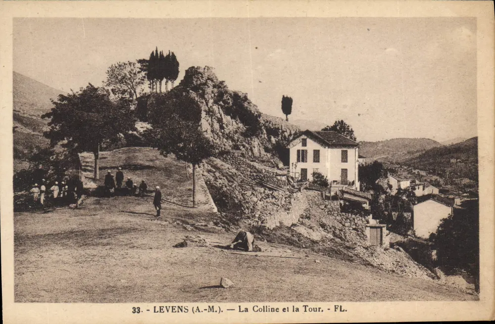 Levens (A.-M.) — Wzgórze i Wieża — FL. — nr 33 - Awers