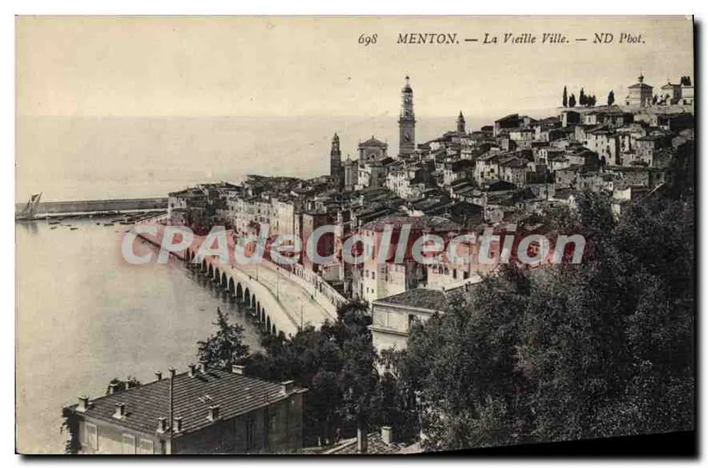 Menton — A Velha Cidade — ND Pbot. - Frente