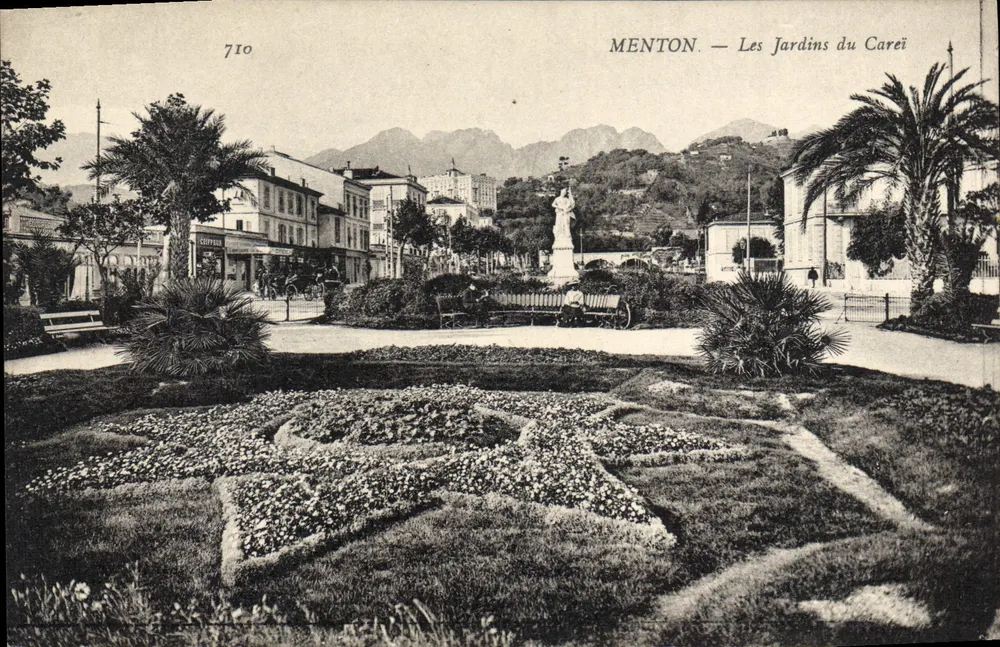 Menton — Jardins do Careï — editor desconhecido, n° 710 - Frente