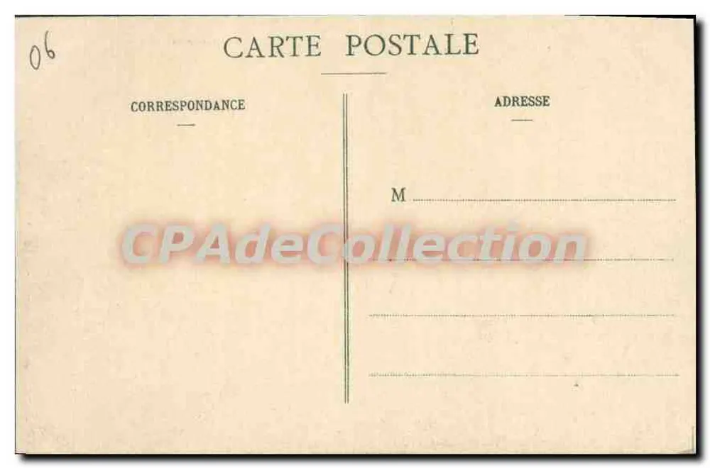 Menton - A Baía de Garavan — Coleção RCP, n° 471 - Verso