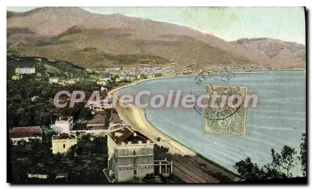 Vista da praia e do restaurante — Editor AQUA PHOTO L.Y.A. Cie - Frente