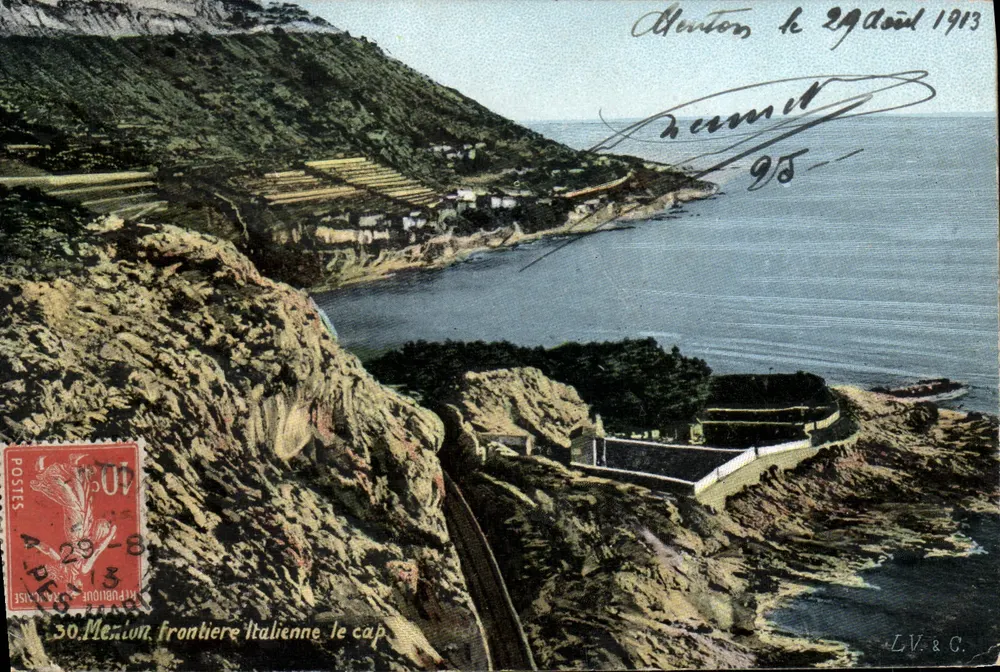 Meximieux, fronteira italiana, o cabo — LV & C. — n° 30 - Frente