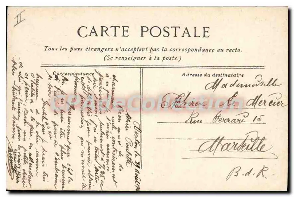 Meximieux, fronteira italiana, o cabo — LV & C. — n° 30 - Verso
