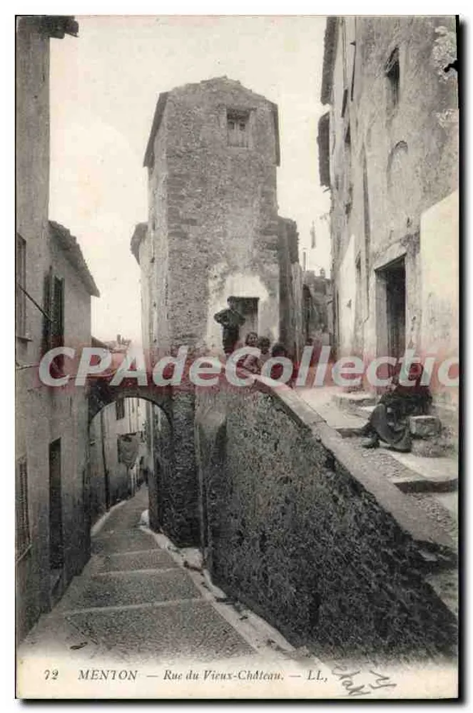 Menton — Rue du Vieux-Château — LL, n°72 - Frente