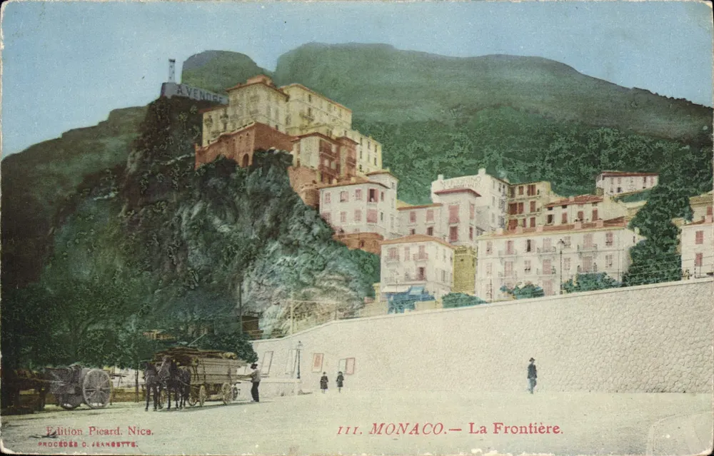 Monaco — A Fronteira — Édition Picard, Nîmes, n° 111 - Frente