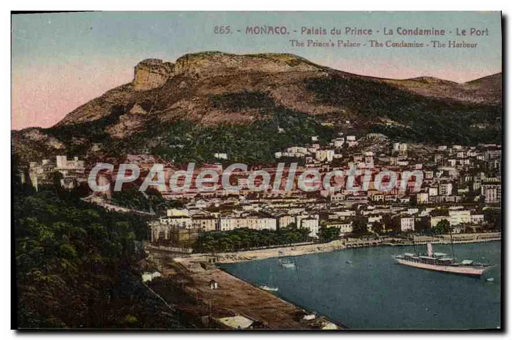 Monaco - Palast des Prinzen - La Condamine - Der Hafen — Edition Unetta, Nizza, Nr. 280 - Vorderseite