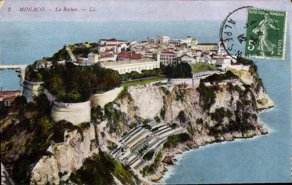 Monaco — Le Rocher — LL. - Vorderseite