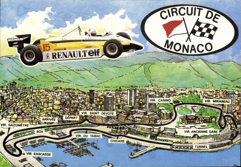 Monaco Circuit — Grand Prix von Monaco — Verlag SEVEN S.r.l. Verona - Vorderseite
