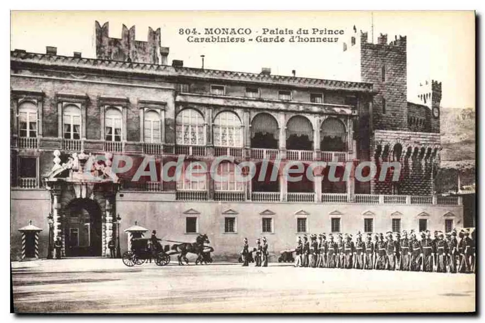 Mônaco - Palácio do Príncipe - Guarda de Honra - Frente