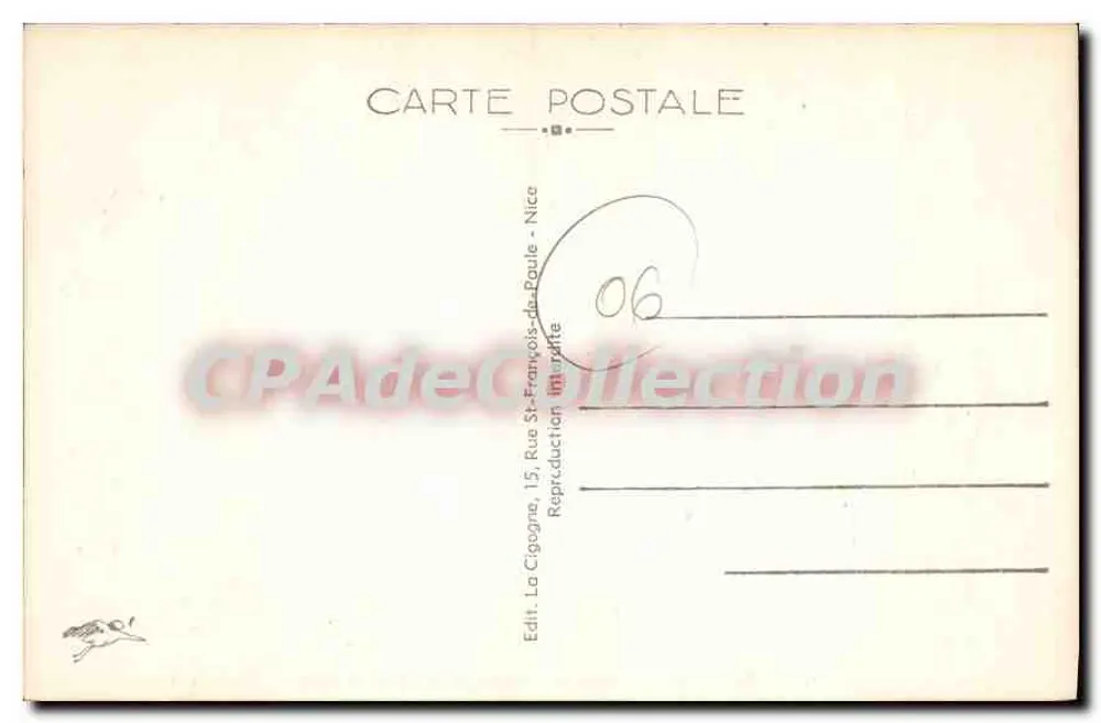 Monaco — Das Palais des Prinzen — Die Wacheübergabe — Antike Ansichtskarte n°1430 - Rückseite