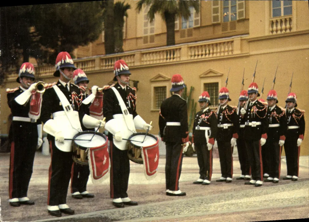 Guarda da Principalidade de Mônaco — Substituição da Guarda — Editor FRANKCOLOR - Frente