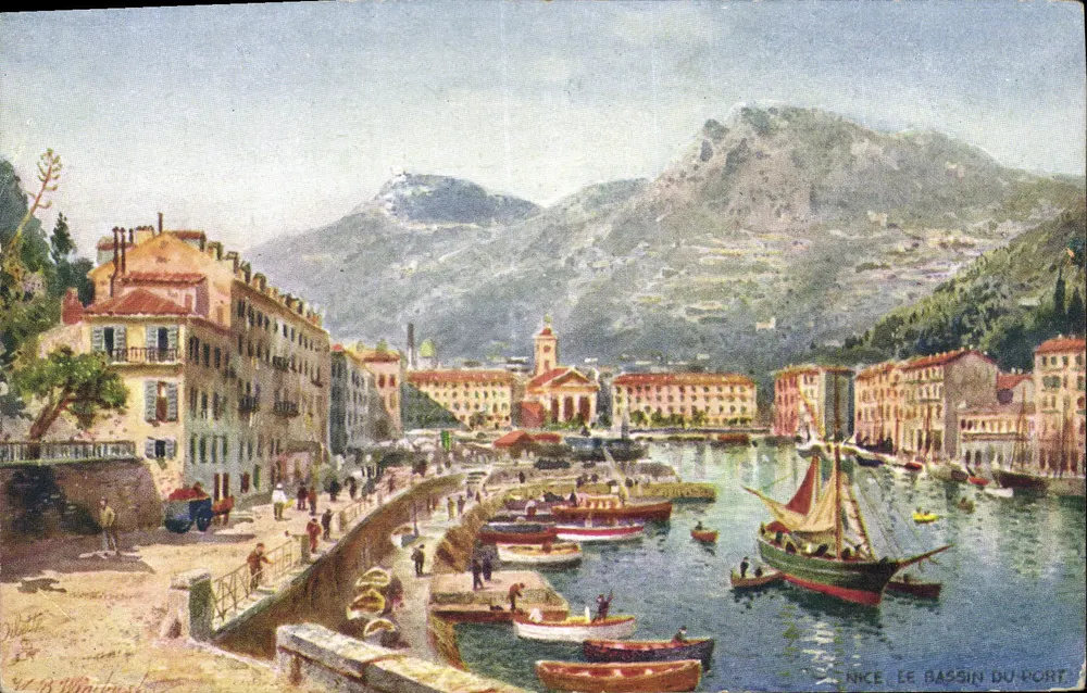 Nice - O Bassin do Porto — Raphael Tuck & Fils - Frente