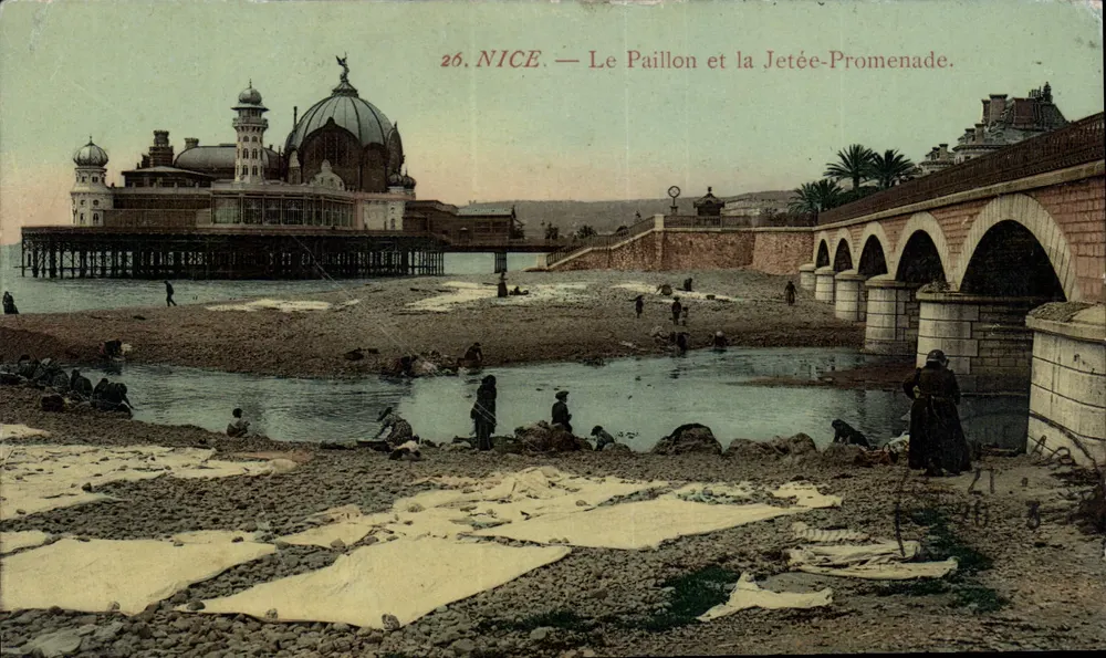 Nizza — Het Paillon en de Terras-Promenade — Anoniem uitgever, n° 26 - Voorkant