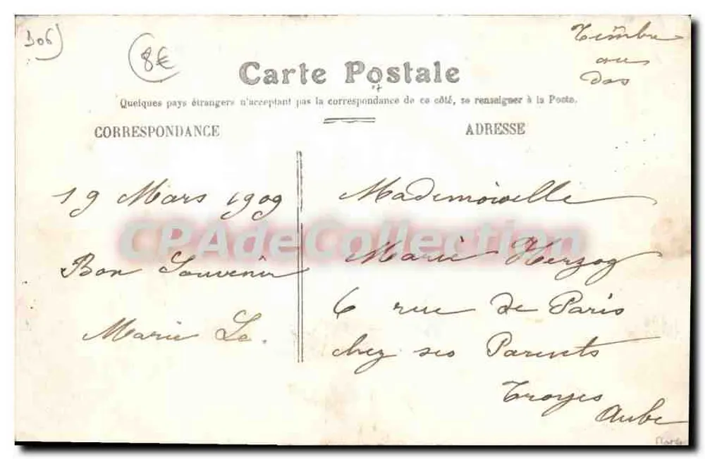 Nizza — Het Paillon en de Terras-Promenade — Anoniem uitgever, n° 26 - Achterkant